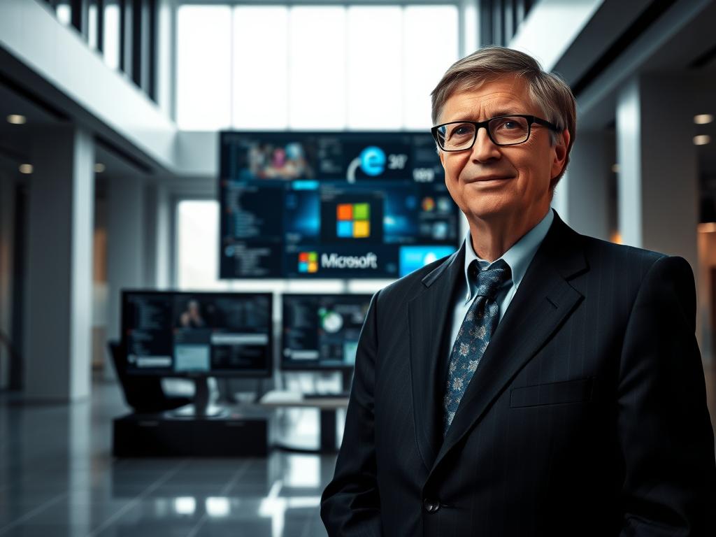 bill gates harvard dropout - Bill Gates Microsoft Technology