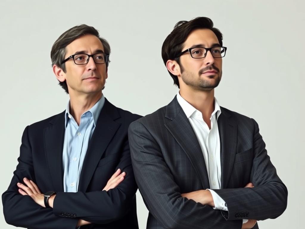 Google founders Larry Page and Sergey Brin